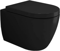 Унитаз подвесной BOCCHI Venezia 1295-004-0129 черный матовый, с крышкой A0302-004 с микролифтом