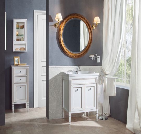 Мебель для ванной Caprigo Albion Promo 60 bianco-grigio фото в интернет-магазине «Wasser-Haus.ru»