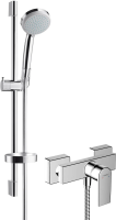 Смеситель для душа Hansgrohe Vernis Shape 71650000 + Душевой гарнитур Hansgrohe Croma 100 Vario 27772000 Unica'C фото в интернет-магазине «Wasser-Haus.ru»