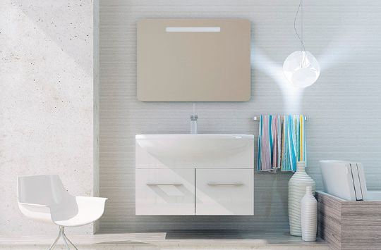 Зеркало Sanvit Модерн 100 фото в интернет-магазине «Wasser-Haus.ru»
