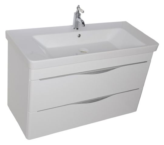 Мебель для ванной Aquanet Орлеан 105 белая фото в интернет-магазине «Wasser-Haus.ru»