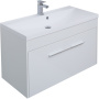 Мебель для ванной Aquanet Августа 100 белая фото в интернет-магазине «Wasser-Haus.ru»
