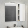 Зеркало-шкаф Comforty Милан 90 белый глянец фото в интернет-магазине «Wasser-Haus.ru»