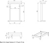Ванна из искусственного камня Цвет и Стиль Каприз НТ+ 170x80 с ножками фото в интернет-магазине «Wasser-Haus.ru»
