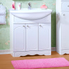Мебель для ванной Бриклаер Лючия 80 белый глянец фото в интернет-магазине «Wasser-Haus.ru»