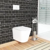 Унитаз подвесной Bauedge Stil BS0002 безободковый, с микролифтом, белый фото в интернет-магазине «Wasser-Haus.ru»