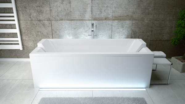 Акриловая ванна Besco Quadro 155x70 фото в интернет-магазине «Wasser-Haus.ru»
