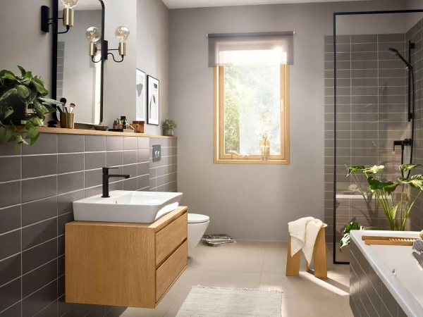Смеситель для душа Hansgrohe Rebris E 72650670 черный матовый фото в интернет-магазине «Wasser-Haus.ru»