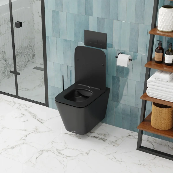 Унитаз подвесной Cerutti Spa Maiella Aria CT9163 безободковый, с микролифтом фото в интернет-магазине «Wasser-Haus.ru»