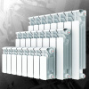 Радиатор биметаллический Rifar Base Ventil 350 6 секций правое подключение фото в интернет-магазине «Wasser-Haus.ru»