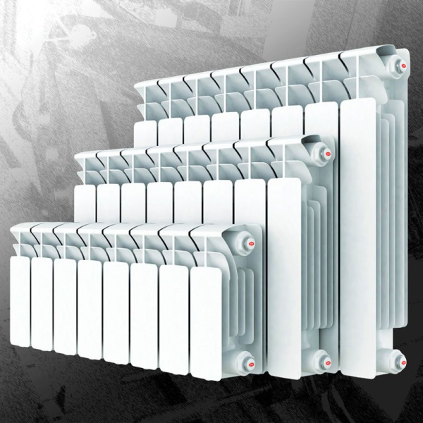 Радиатор биметаллический Rifar Base Ventil 500 12 секций правое подключение фото в интернет-магазине «Wasser-Haus.ru»