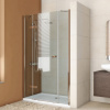 Душевая дверь в нишу GuteWetter Trend Door GK-863P левая 180 см стекло бесцветное Two, профиль хром фото в интернет-магазине «Wasser-Haus.ru»