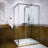 Душевой уголок GuteWetter Slide Rectan GK-863A правая 150x80 см стекло бесцветное, профиль хром фото в интернет-магазине «Wasser-Haus.ru»