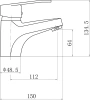 Смеситель для раковины Plstart PL1006 хром фото в интернет-магазине «Wasser-Haus.ru»