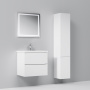 Мебель для ванной Am.Pm Gem 60 белый глянец, подвесная, с 2 ящиками фото в интернет-магазине «Wasser-Haus.ru»