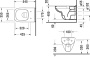 Комплект Унитаз подвесной Duravit D-code 45700900A1 безободковый + Система инсталляции для унитазов AlcaPlast Sadromodul AM101/1120-001 с кнопкой и шумоизоляцией фото в интернет-магазине «Wasser-Haus.ru»