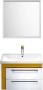 Мебель для ванной Iddis Color Plus 60 белая, горчичная фото в интернет-магазине «Wasser-Haus.ru»
