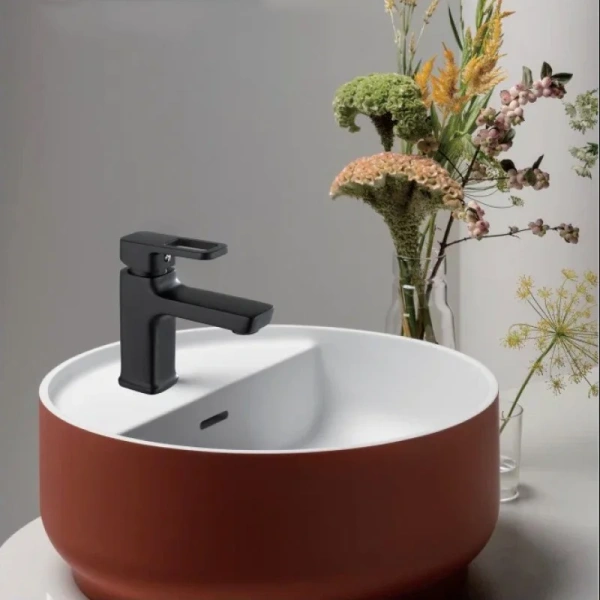 Смеситель для раковины D-lin D110366-A черный фото в интернет-магазине «Wasser-Haus.ru»