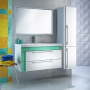 Мебель для ванной Iddis Color Plus 90 белая, мятная фото в интернет-магазине «Wasser-Haus.ru»