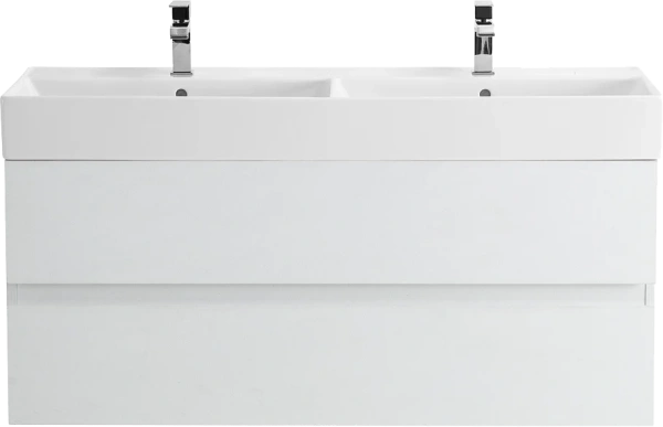 Мебель для ванной Cezares Molveno 46 120 bianco ghiaccio, с раковиной Cezares CZR-MIL-120-2-LVB фото в интернет-магазине «Wasser-Haus.ru»