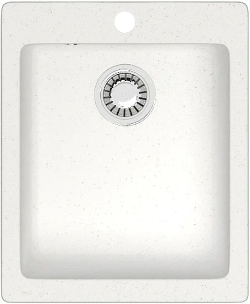 Комплект Мойка кухонная ZETT lab. T008Q001 белый лед + Смеситель Polygran Высокий 660687 белый хлопок фото в интернет-магазине «Wasser-Haus.ru»