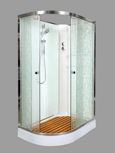 Душевая кабина DTO Em EM1512 L/R N 120 x 80 см, без крыши фото в интернет-магазине «Wasser-Haus.ru»