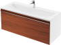 Мебель для ванной Ravak Clear 100 белая/вишня фото в интернет-магазине «Wasser-Haus.ru»