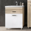 Мебель для ванной Style Line Ориноко 60 с бельевой корзиной, белая, ориноко фото в интернет-магазине «Wasser-Haus.ru»