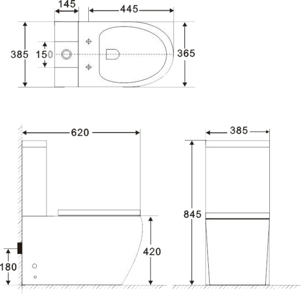 Бачок для унитаза BelBagno Amanda BB051T фото в интернет-магазине «Wasser-Haus.ru»