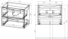 Мебель для ванной Vincea Mia Slim 70, 2 ящика, темное дерево фото в интернет-магазине «Wasser-Haus.ru»