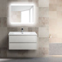 Мебель для ванной BelBagno Kraft 90 pietra bianco фото в интернет-магазине «Wasser-Haus.ru»