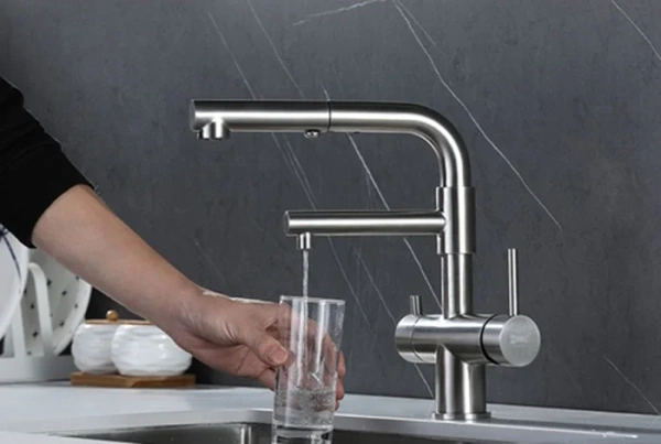 Смеситель для кухни Zorg Sanitary SZR-3216 хром фото в интернет-магазине «Wasser-Haus.ru»