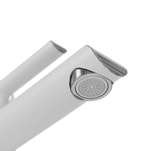 Смеситель для раковины Grossman Alba 510.K35.06.100/000 белый, хром фото в интернет-магазине «Wasser-Haus.ru»