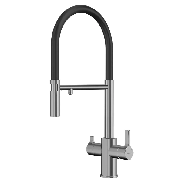 Смеситель для кухни Elghansa Kitchen Pure Water 56F5511-Steel steel фото в интернет-магазине «Wasser-Haus.ru»