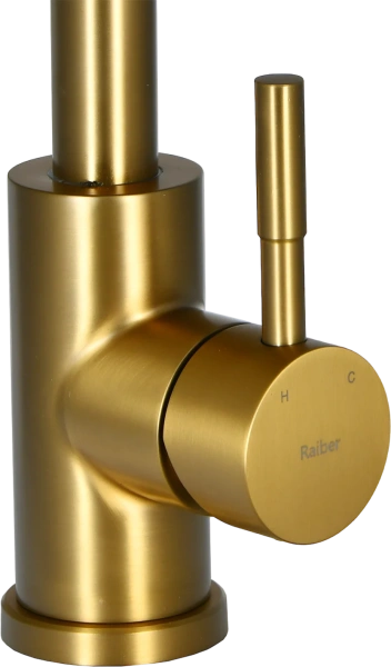 Смеситель для кухни Raiber Graceful RPG-013 золото фото в интернет-магазине «Wasser-Haus.ru»