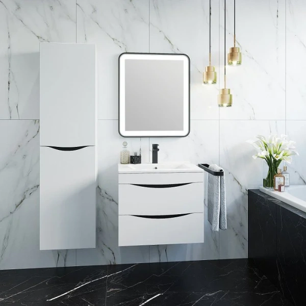 Мебель для ванной IDDIS Cloud 80 подвесная фото в интернет-магазине «Wasser-Haus.ru»