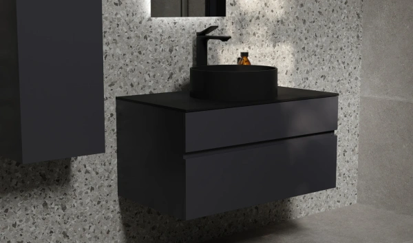 Мебель для ванной Raval Decent 80 антрацит фото в интернет-магазине «Wasser-Haus.ru»
