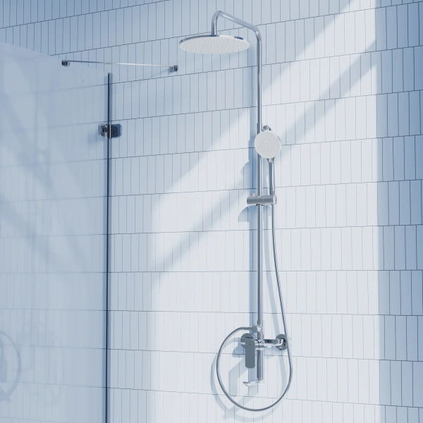Душевая стойка Pragma Teiden 903113.TDN3.CFSS.013-2, хром фото в интернет-магазине «Wasser-Haus.ru»