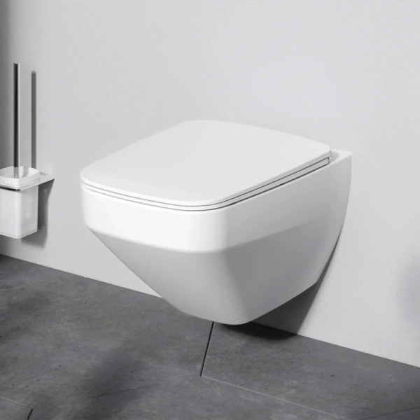 Унитаз подвесной AM.PM Inspire V2.0 FlashClean с микролифтом, белый матовый фото в интернет-магазине «Wasser-Haus.ru»
