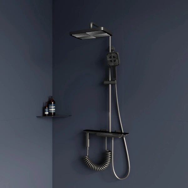 Душевая стойка RGW Shower Panels SP-35-Gr, серая фото в интернет-магазине «Wasser-Haus.ru»