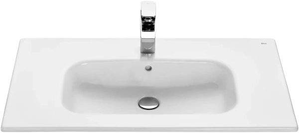 Тумба с раковиной Roca Victoria Nord Ice Edition 80 белая глянцевая фото в интернет-магазине «Wasser-Haus.ru»