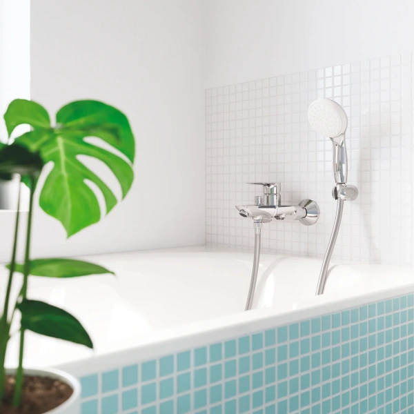 Смеситель для ванны с душем Grohe BauEdge 23604001 фото в интернет-магазине «Wasser-Haus.ru»