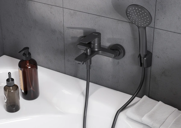 Смеситель для ванны с душем Santek Арма WH5A10007N001 фото в интернет-магазине «Wasser-Haus.ru»