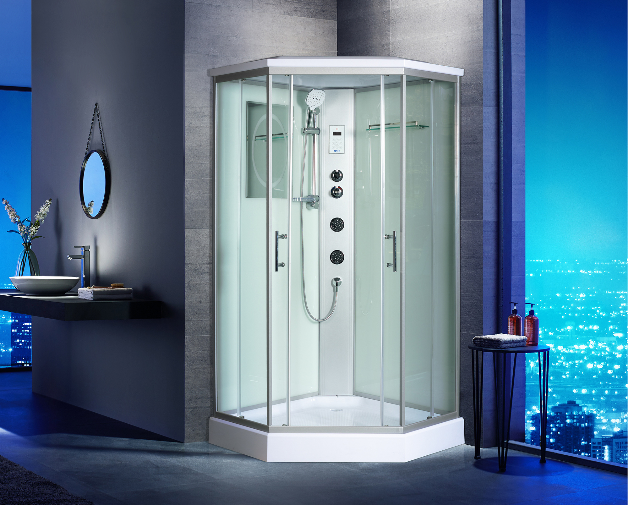 Душевая кабина Weltwasser WW500 Nesse 904 фото в интернет-магазине «Wasser-Haus.ru»