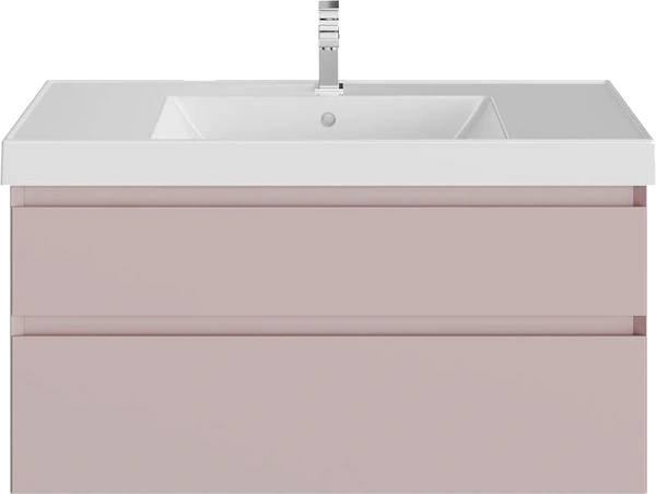 Мебель для ванной Kerama Marazzi Cubo 100 подвесная, мальва матовая фото в интернет-магазине «Wasser-Haus.ru»