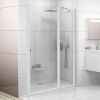 Душевая дверь в нишу Ravak CSD2-120 Transparent, профиль белый фото в интернет-магазине «Wasser-Haus.ru»