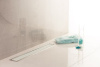 Душевой лоток Pestan Confluo Premium Line 550 белое стекло/сталь фото в интернет-магазине «Wasser-Haus.ru»
