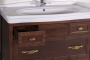 Мебель для ванной ASB-Woodline Модерн 105 антикварный орех фото в интернет-магазине «Wasser-Haus.ru»