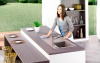 Мойка кухонная Blanco Zenar XL 6S серый беж, левая фото в интернет-магазине «Wasser-Haus.ru»