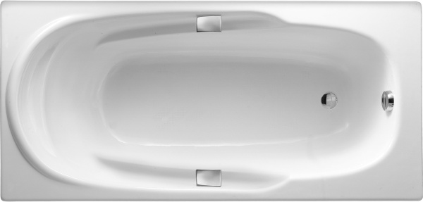 Чугунная ванна Jacob Delafon Adagio 170x80, с ручками + ножки и слив-перелив фото в интернет-магазине «Wasser-Haus.ru»